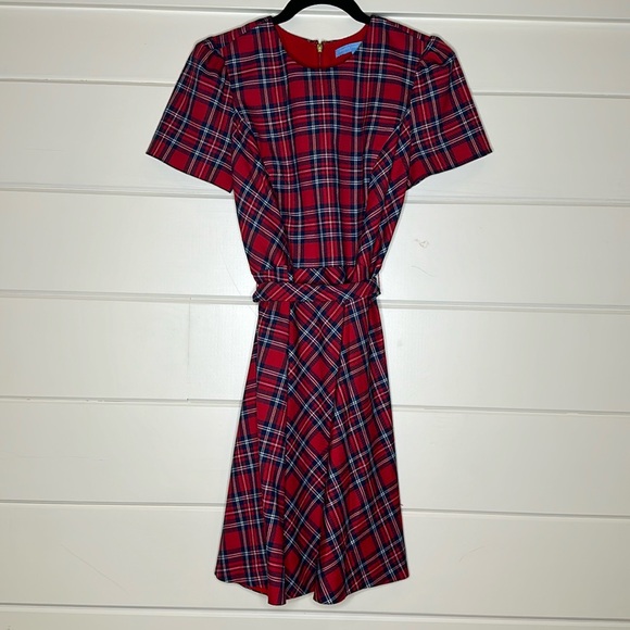 Draper James Love Circle Plaid Dress - Picture 2 of 8
